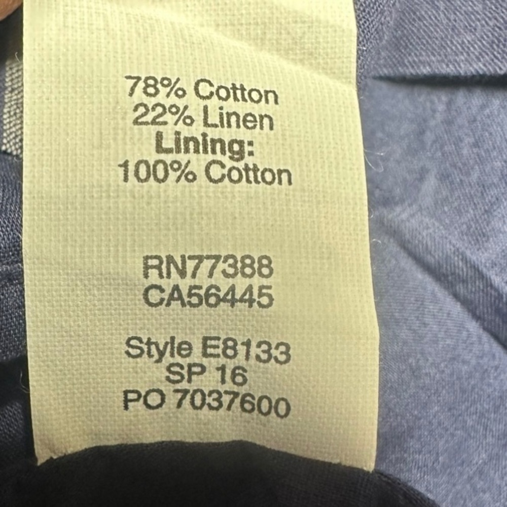 NWT Madewell Linen Blend Skirt Blue Plaid Tie-Front Academia Mini  ~ Sz S - Picture 6 of 8